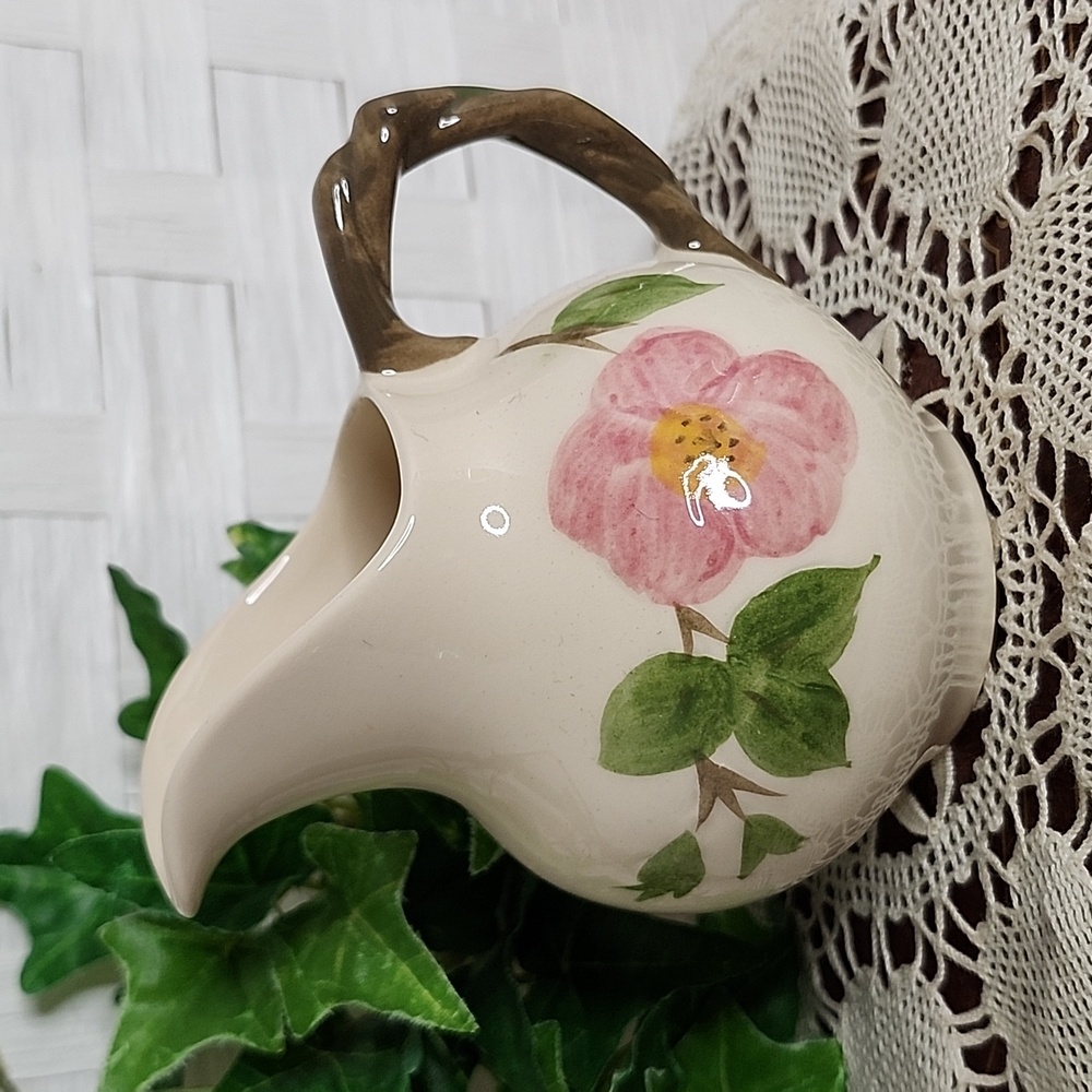 👉*MINT VTG* FRANCISCAN WARE "DESERT ROSE" CREAMER ~EARTHENWARE ~MADE IN ENGLAND